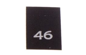р046пч 46 - размерник - черный (уп.200 шт) купить по цене 115 руб - в интернет-магазине Веллтекс | Новокузнецк
