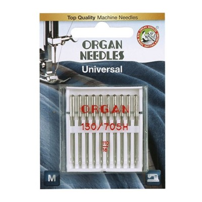 Иглы для БШМ ORGAN BL 130/705H Универсальные №110 (уп.10шт)0