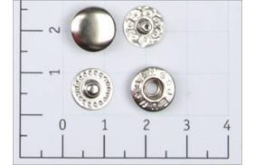 кнопка l-10 цв никель сталь 9.5мм (уп ок.1440шт) k-38 strong купить по цене 1.43 руб - в интернет-магазине Веллтекс | Новокузнецк
